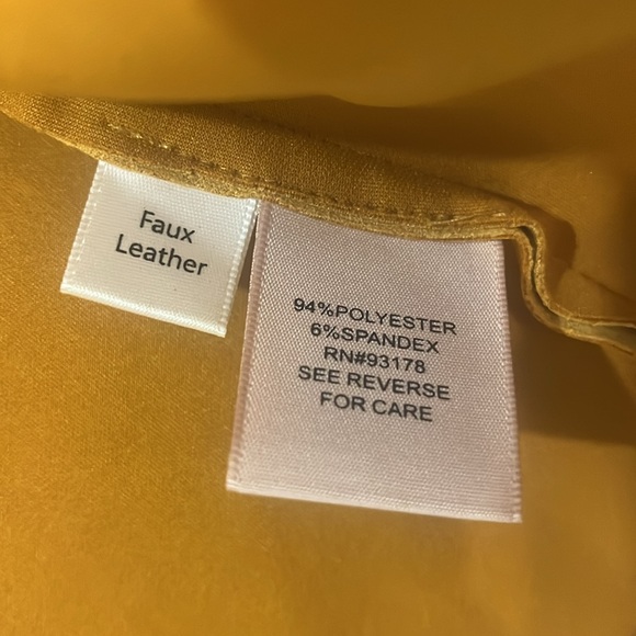 Philosophy faux suede mustard jacket - Picture 6 of 8